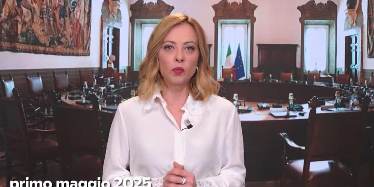 1 Maggio, Meloni: “Nuovo piano per la sicurezza sul lavoro”