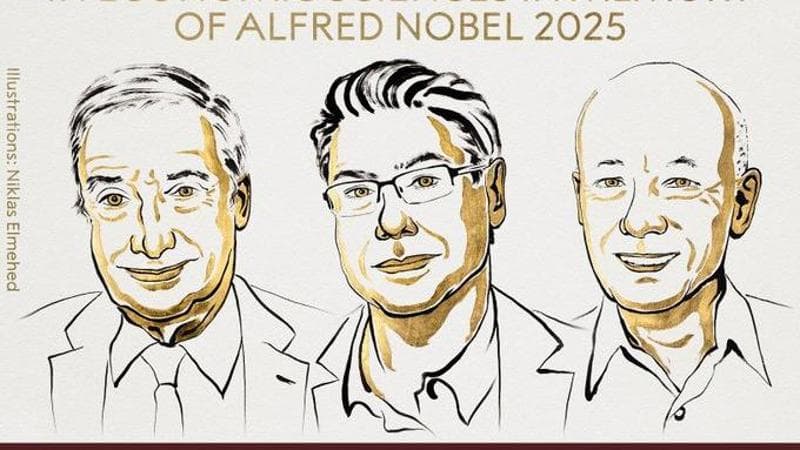 Nobel per l’Economia 2025 a Joel Mokyr, Philippe Aghion e Peter Howitt
