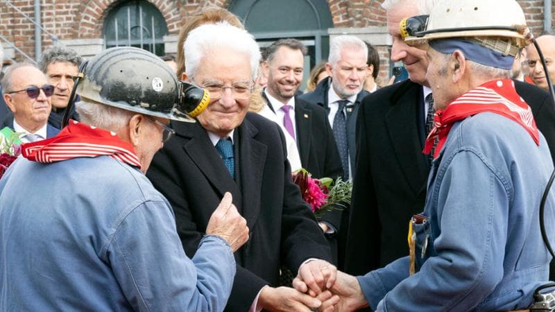 Sergio Mattarella a Marcinelle: il ricordo dei minatori italiani e l’impegno per la sicurezza sul lavoro