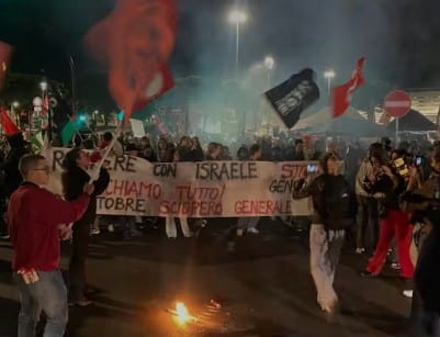 Italia in piazza dopo l’attacco alla Flotilla