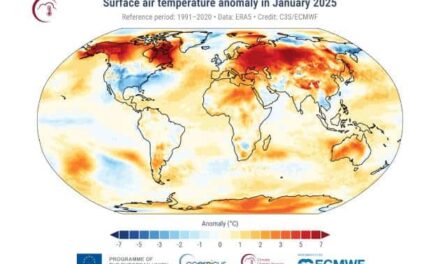 Clima, il 2025 è stato il terzo anno più caldo di sempre